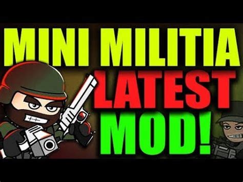 Mini militia mod by sahid ikr! (DOWNLOAD LINK IN .